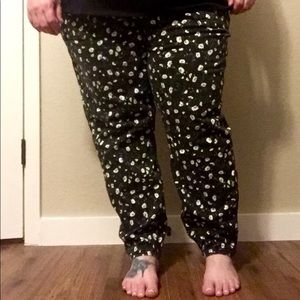 Plus Size Lane Bryant Pants with Flower Print